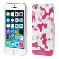 KAVARO Camouflage Glossy Hard Back Case for iPhone 5s 5 - Rose