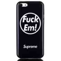 IMD TPU Phone Case Shell for iPhone 5C - Words