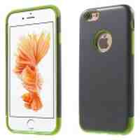 Detachable PC + TPU Hybrid Phone Case for iPhone 6s Plus / iPhone 6 Plus - Green / Grey