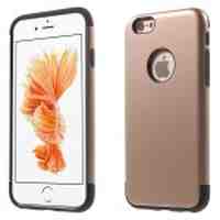 Detachable PC + TPU Hybrid Case Shell for iPhone 6s Plus / iPhone 6 Plus - Rose Gold