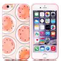 IMD Matte Soft TPU Skin Case for iPhone 6s 6 - Watermelon