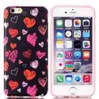 IMD Matte Soft TPU Case Protector for iPhone 6s 6 - Hearts