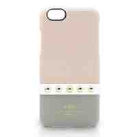 KAJSA for iPhone 6s / 6 Gold Rivets Hard Plastic Case - Pink