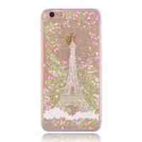 Glittery Quicksand Hard Crystal Case for iPhone 6s / 6 - Eiffel Tower