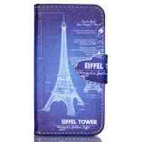 Phone Leather Stand Case for iPhone 4s 4 - Eiffel Tower