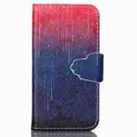 Leather Stand Cover Case for iPhone 4s 4 - Meteor Shower