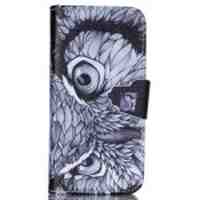 Protective Wallet Leather Case Accessory for iPhone 5c - Owl