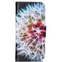 Protective Leather Case Wallet for iPhone 5c - Beautiful Dandelion