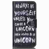 Leather Card Holder Case for iPhone 6s 6 with Stand - Quote