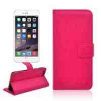 Lychee Skin PU Leather Wallet Case for iPhone 6s 6 - Rose