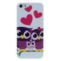 For iPhone 5s 5 Slim Hard Protective Case - Love Owl Family