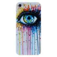 For iPhone 5s 5 Hard Cover Case Shell - Watercolor Painting Eye