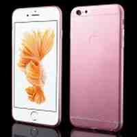 Edge Wrapped Matte Plastic Back Case for iPhone 6s 6 - Pink