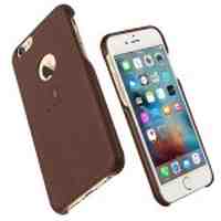 LENUO for iPhone 6s 6 Music Case II Leather Coated PC Hard Case - Coffee