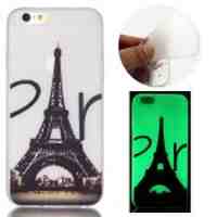 Noctilucent TPU Moblie Phone Case for iPhone 6s 6 - Eiffel Tower