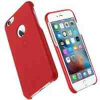 LENUO Music Case II Leather Coated PC Back Case for iPhone 6s Plus / 6 Plus - Red