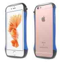 Slim Waist Metal + PC Hybrid Bumper Case for iPhone 6s - Blue