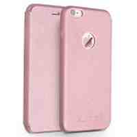 QIALINO for iPhone 6s 6 Genuine Lambskin Leather Protective Case - Pink