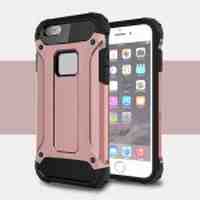 Solid PC + TPU Hybrid Case Shell for iPhone 6s 6 - Pink