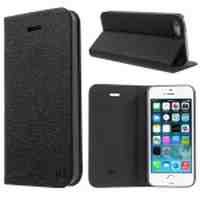 TORRAS Forest Series Stand Leather Case for iPhone 5s 5 - Black