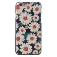 Embossed TPU Back Case for iPhone 6s 6 - White Flowers