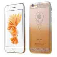 JOYROOM Rhinestones Plating PC Back Case for iPhone 6s 6 - Gold