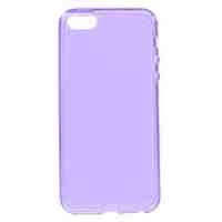 For iPhone 5se Glossy Soft TPU Case Cover - Purple