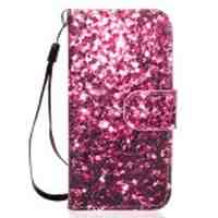 PU Leather Protective Case for iPhone 5c - Colorized Pattern