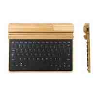 SEENDA IBK-09D Bamboo Wireless Bluetooth Keyboard for iOS/Android/Windows