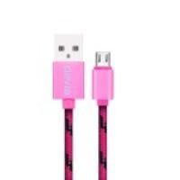 DEVIA Micro USB Charging Sync Cable for Android Smartphones - Pink