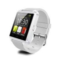 UWATCH U8 Plus Bluetooth 4.0 Anti-lost Smart Watch for iPhone Samsung Android Phone - White