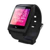 Uwatch U18 Android Bluetooth Smartwatch with Pedometer Sleep Monitor Anti-theft Compass Function - Black