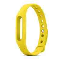 XIAOMI OEM Silicone Wristband Band for Xiaomi Smart Wristband - Yellow