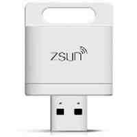 ZSUN 2TB WiFi USB 2.0 TF Card Reader for iOS Android Windows - White