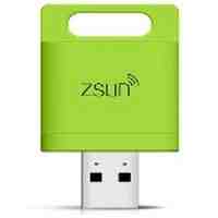 ZSUN 2TB Wireless USB 2.0 TF Card Reader for iOS Android Windows - Green