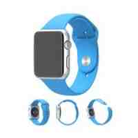 XINCUCO Sport Silicone Watch Band Strap for Apple Watch 42mm - Blue