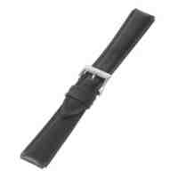 Smooth Genuine Leather Watchband for Huawei Watch - Black