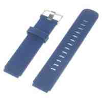 Silicone Watch Band Strap with Steel Buckle for Huawei Watch - Blue