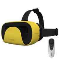 MOJING 3D Glasses VR Virtual Reality Headset for Samsung Sony (Android Kit Version) - Yellow