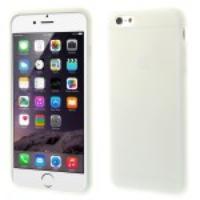 Matte Soft Silicone Case Cover for iPhone 6 Plus - White