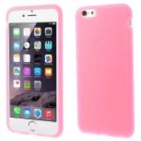 Matte Silicone Protective Case for iPhone 6 Plus - Pink