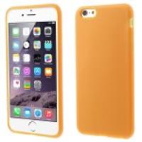 Matte Silicone Case Accessory for iPhone 6 Plus - Orange