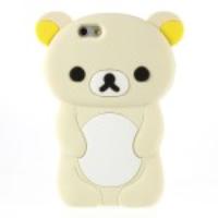 Rilakkuma Bear Silica Gel Case for iPhone 6 4.7 Inch - Beige