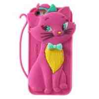 Lovely Cat Silicone Case for iPhone 6 / 6s - Rose