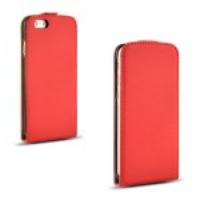 Korean Style Vertical Leather Case for iPhone 6 4.7-inch - Red