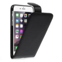 Vertical Leather Magnetic Case for iPhone 6 4.7 inch - Black