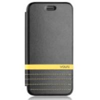 Vouni Leather Stand Case w/ Card Holder for iPhone 6 - Black