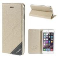 TS-CASE Leather Case with Closing Magnet for iPhone 6 - Champagne