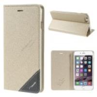 TS-CASE Leather Flip Case with Closing Magnet for iPhone 6 Plus - Champagne