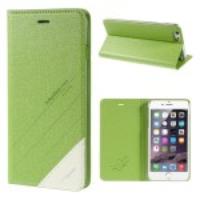 TS-CASE Leather Case Cover with Closing Magnet for iPhone 6 Plus - Green